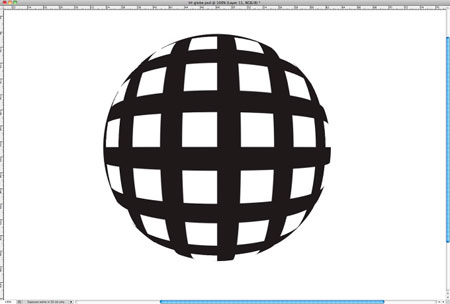 как нарисовать сферу в фотошопе