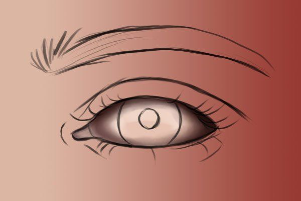 как нарисовать глаза на телефоне