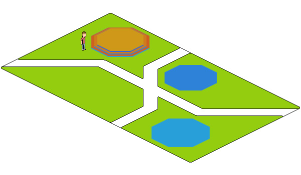 нарисовать парковую зону