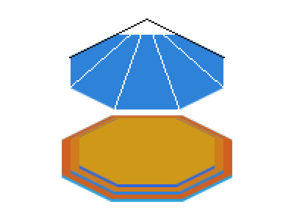 нарисовать парковую зону
