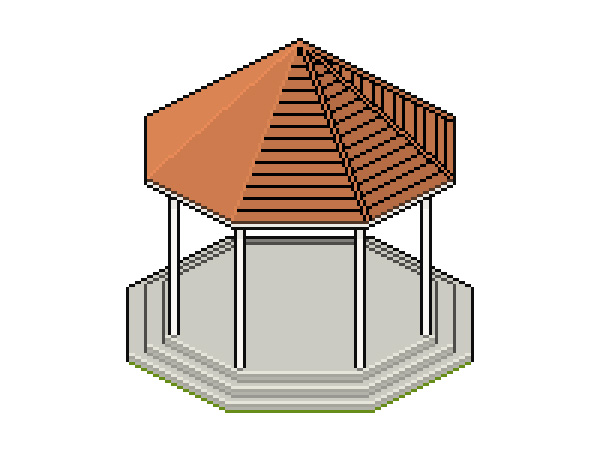 нарисовать парковую зону