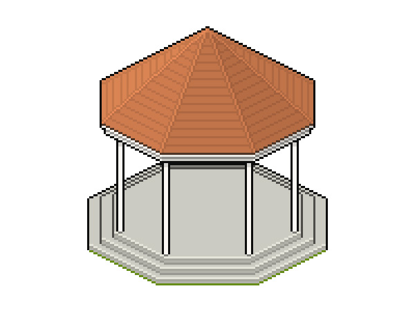 нарисовать парковую зону