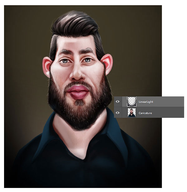 как нарисовать карикатуру человека