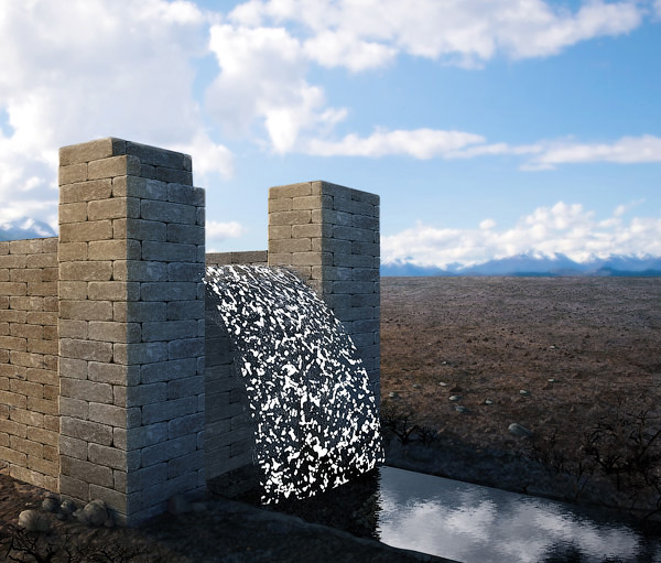 как рисовать брызги воды