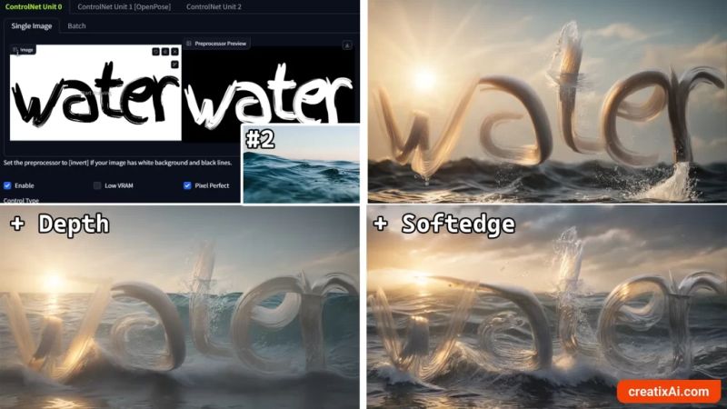 Easy Text Effects In Stable Diffusion Tutorial A1111 Creatixai - Beautiful Dark Picture - 4K