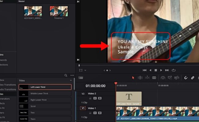 How To Add Text In DaVinci Resolve 18 (2024)