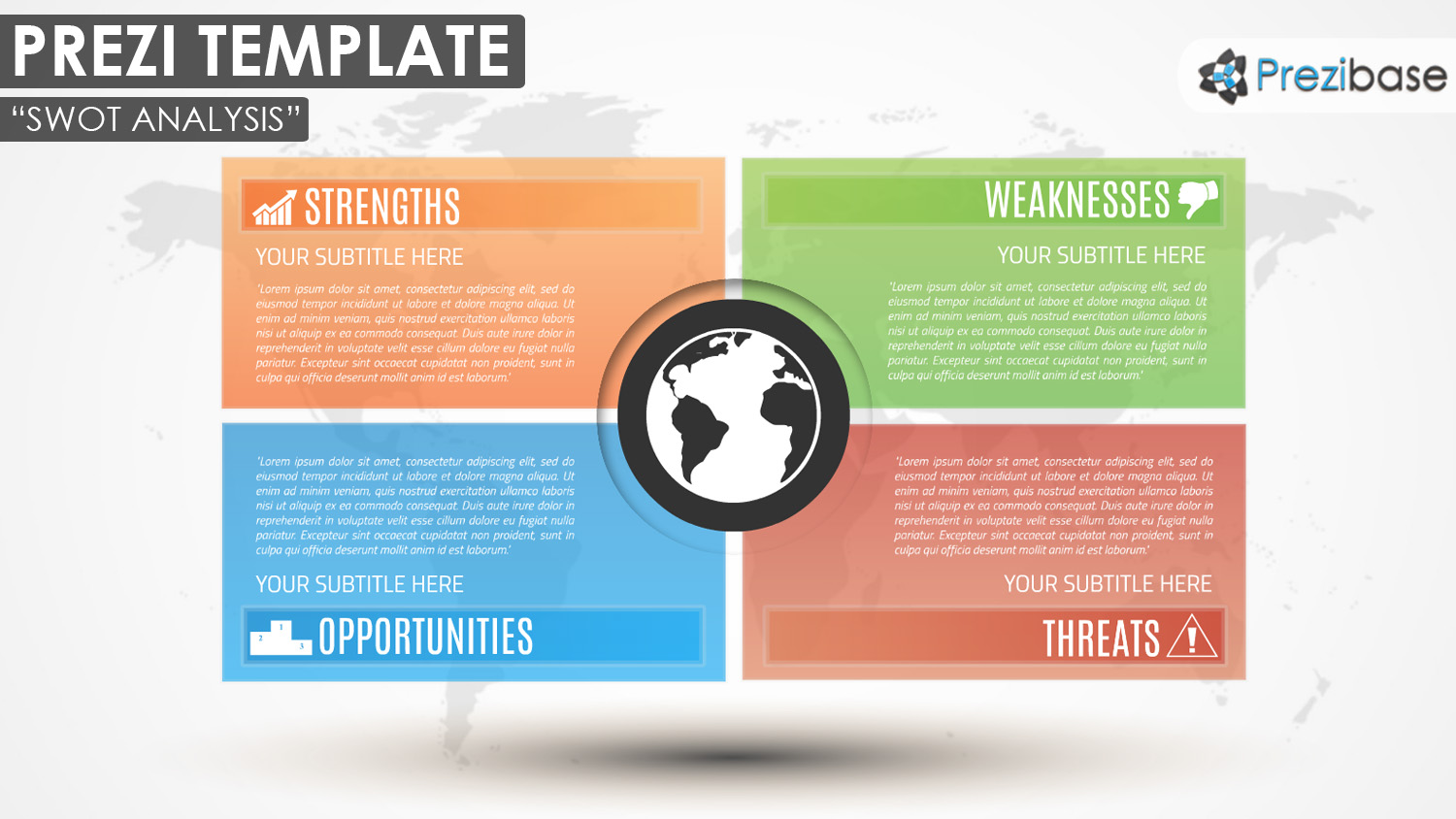Swot Analysis Prezi Presentation Template Creatoz Collection