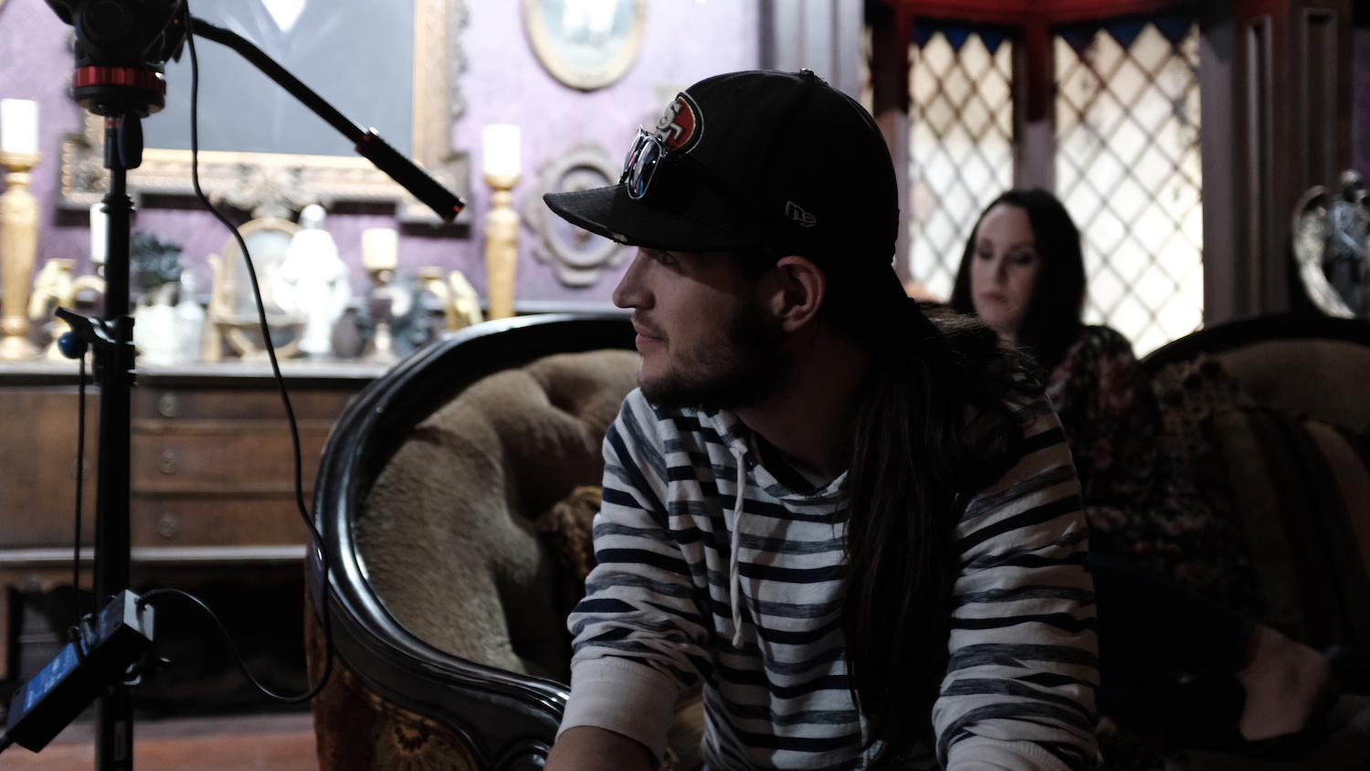 We seldom post “behind the scenes” photos, but these were too fun not