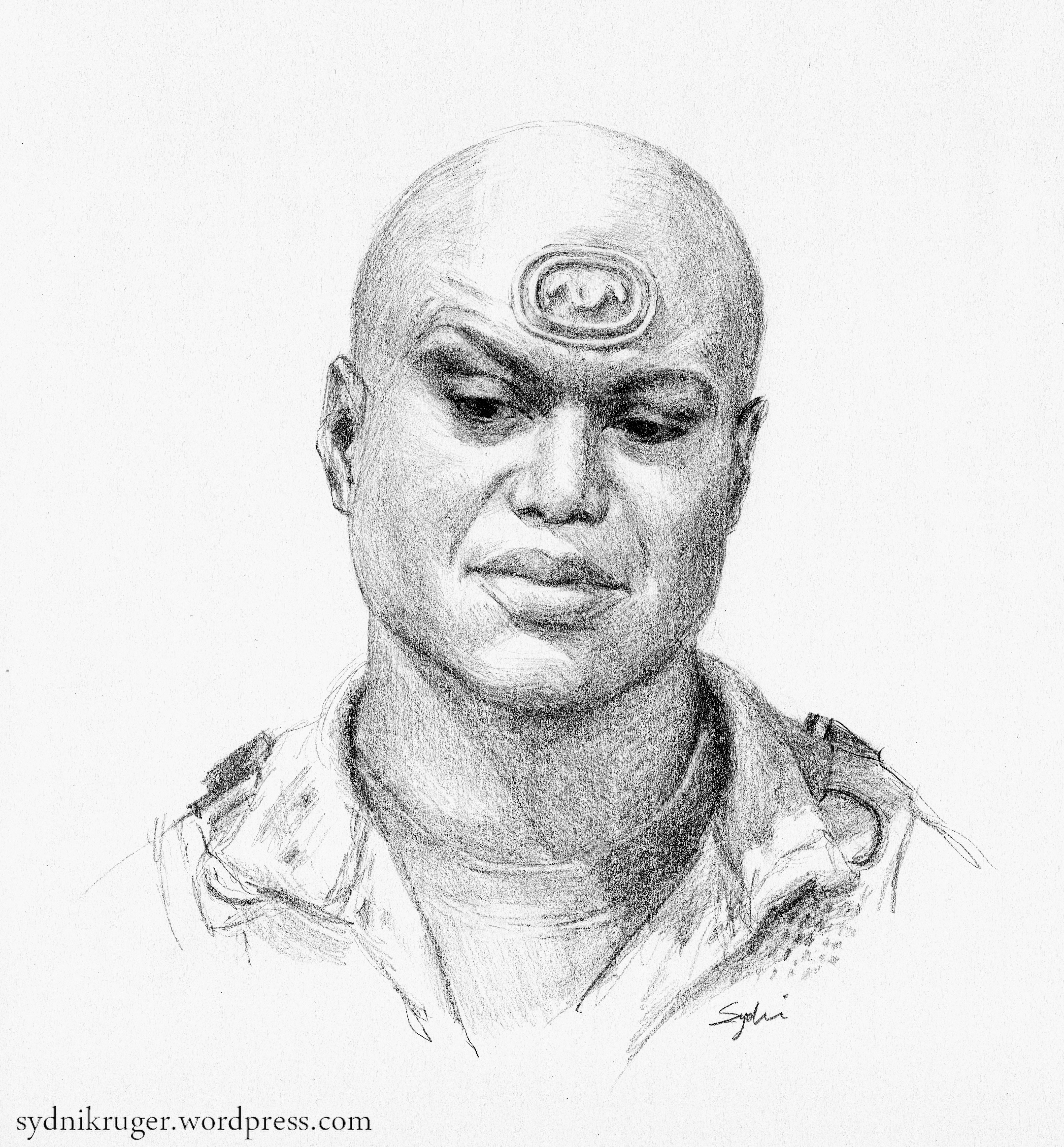 Portrait of a character from Stargate SG-1