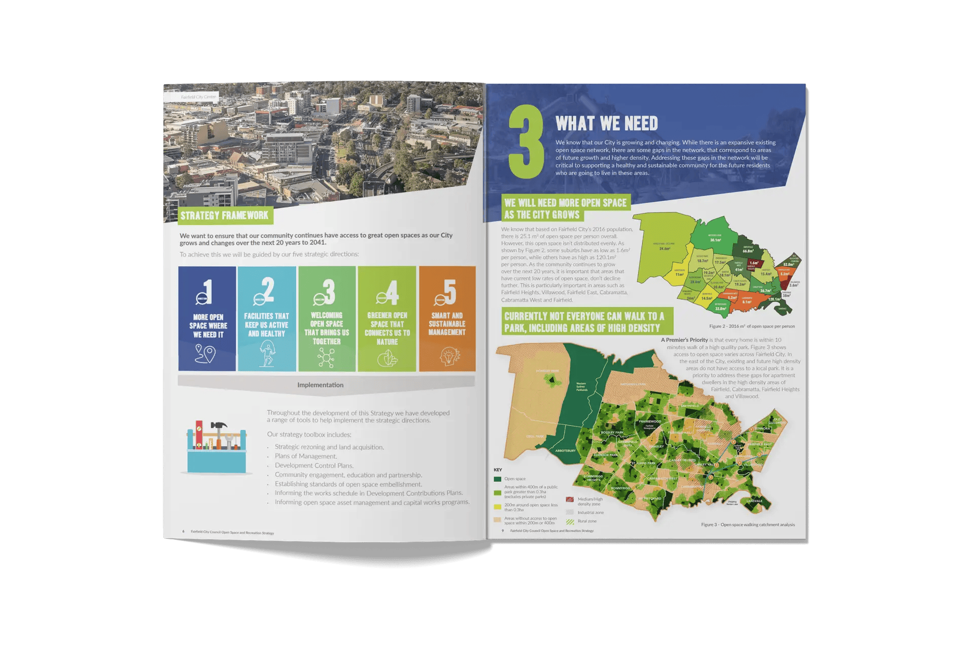 CRED Consulting, Fairfield Open Space and Recreation Strategy mock-up, Fairfield City Council and CRED Consulting