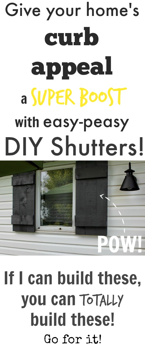 Easy diy shutters