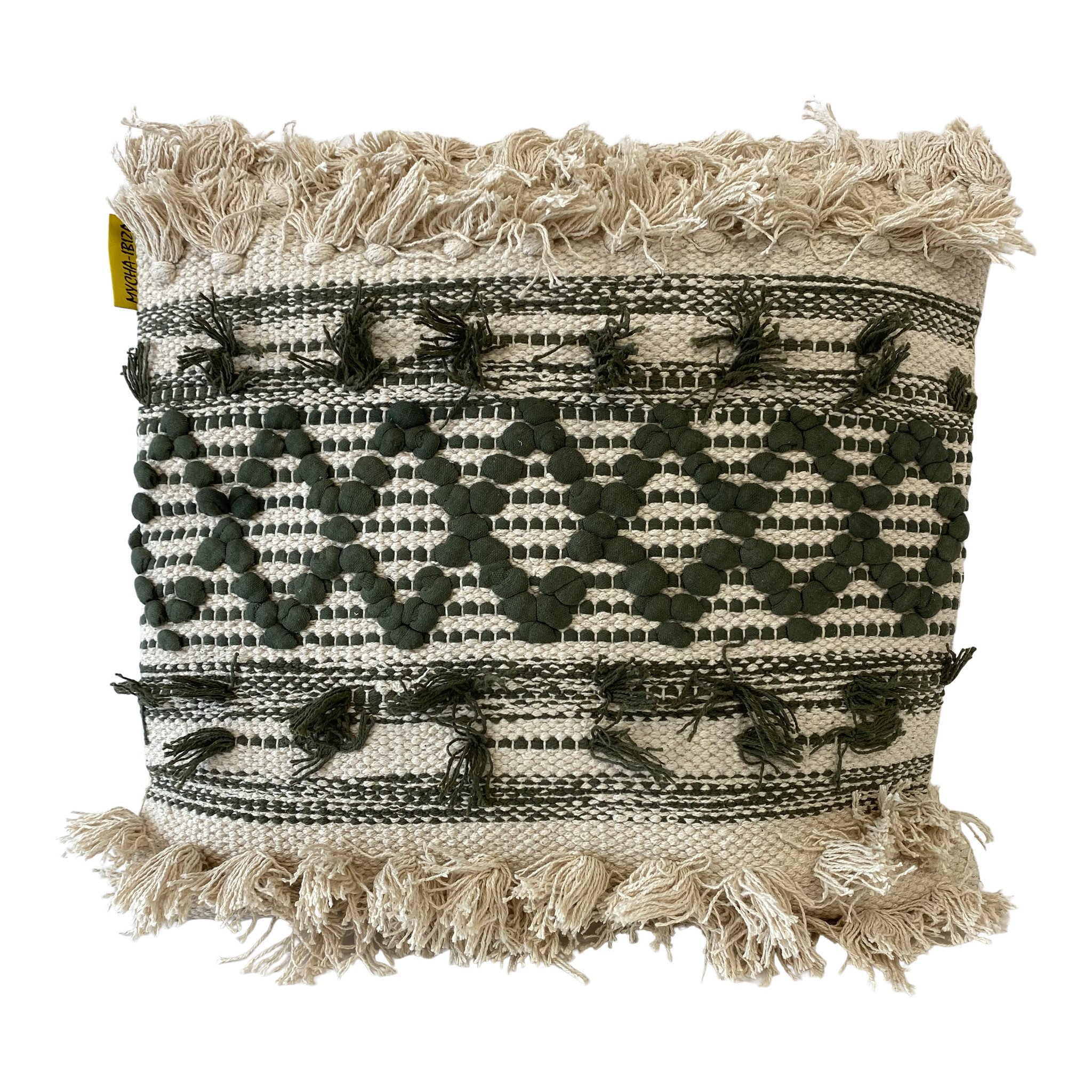 Boho sierkussen IBZ34  45x45 beige