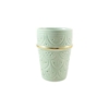 TASSE BELDI EMPREINTES COULEURS GOLD PRO - VERT AMANDE