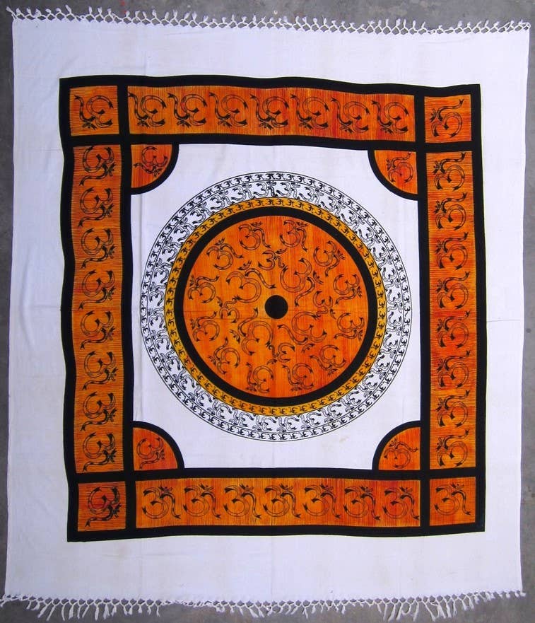 Boho Heavyweight OM Tapestry WALL  HANGING
home decor