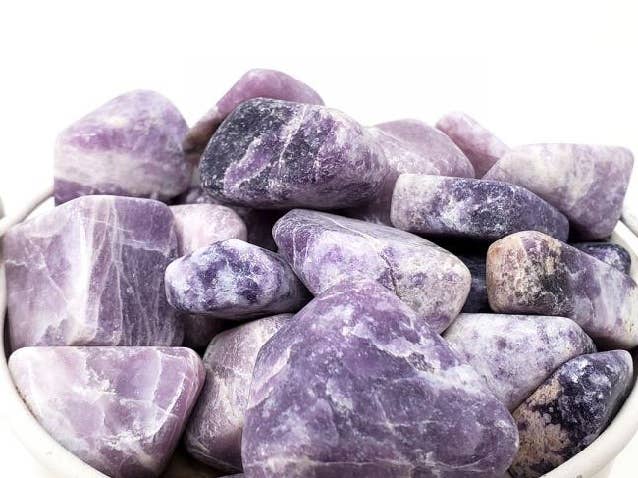 LAPIDOLITE  Tumbled  Genuine Polished Gemstone