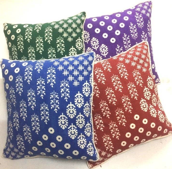 HandPrint Decorative boho Pillow Case 4 Home decor - Assort