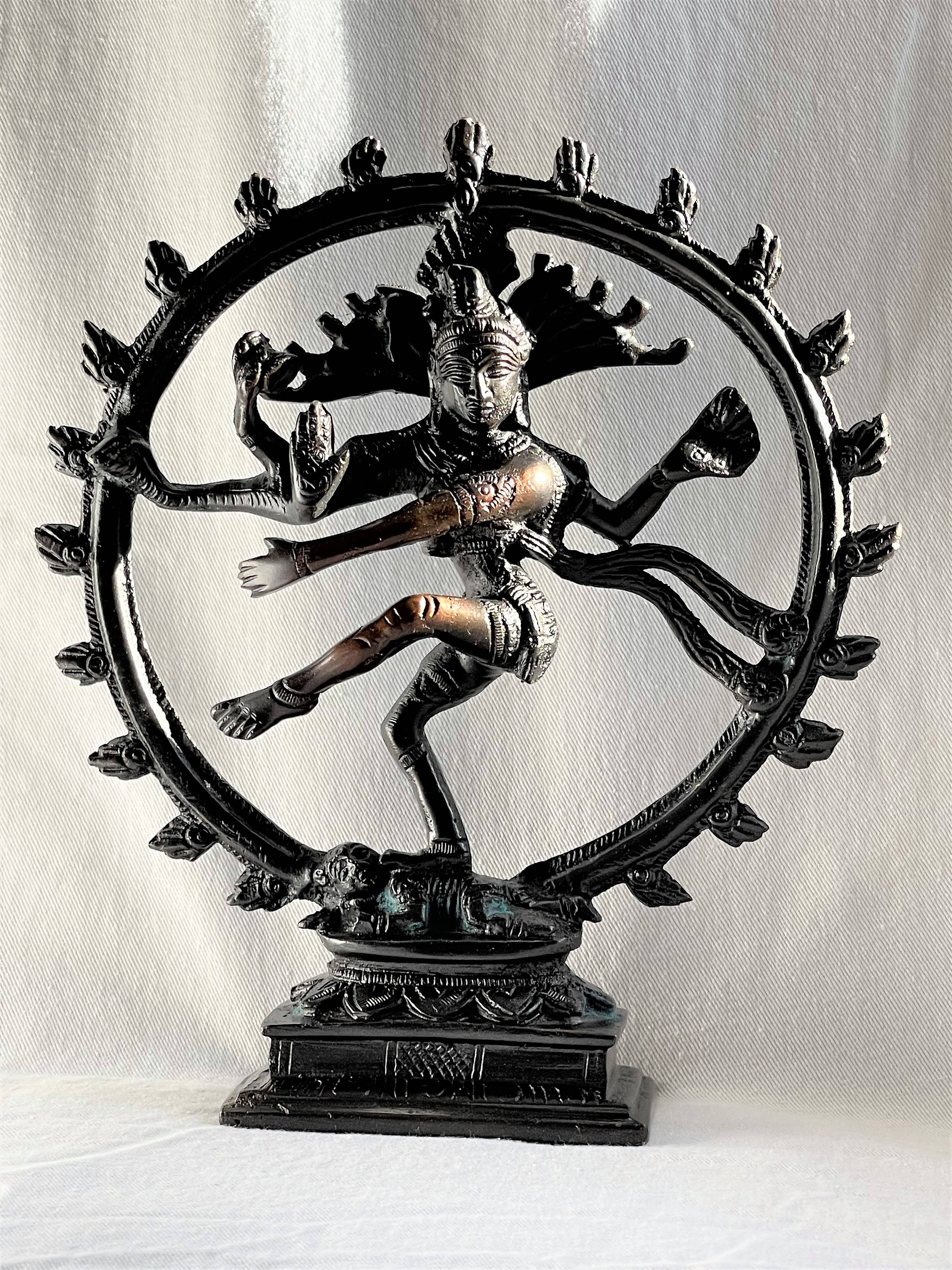 Dancing God Shiva  -  9" Height