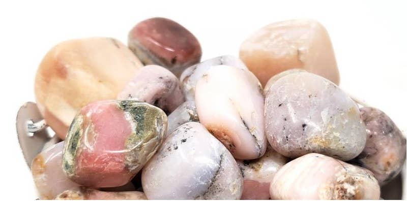 PINK OPAL  Tumbled  Genuine Polished Gemstone