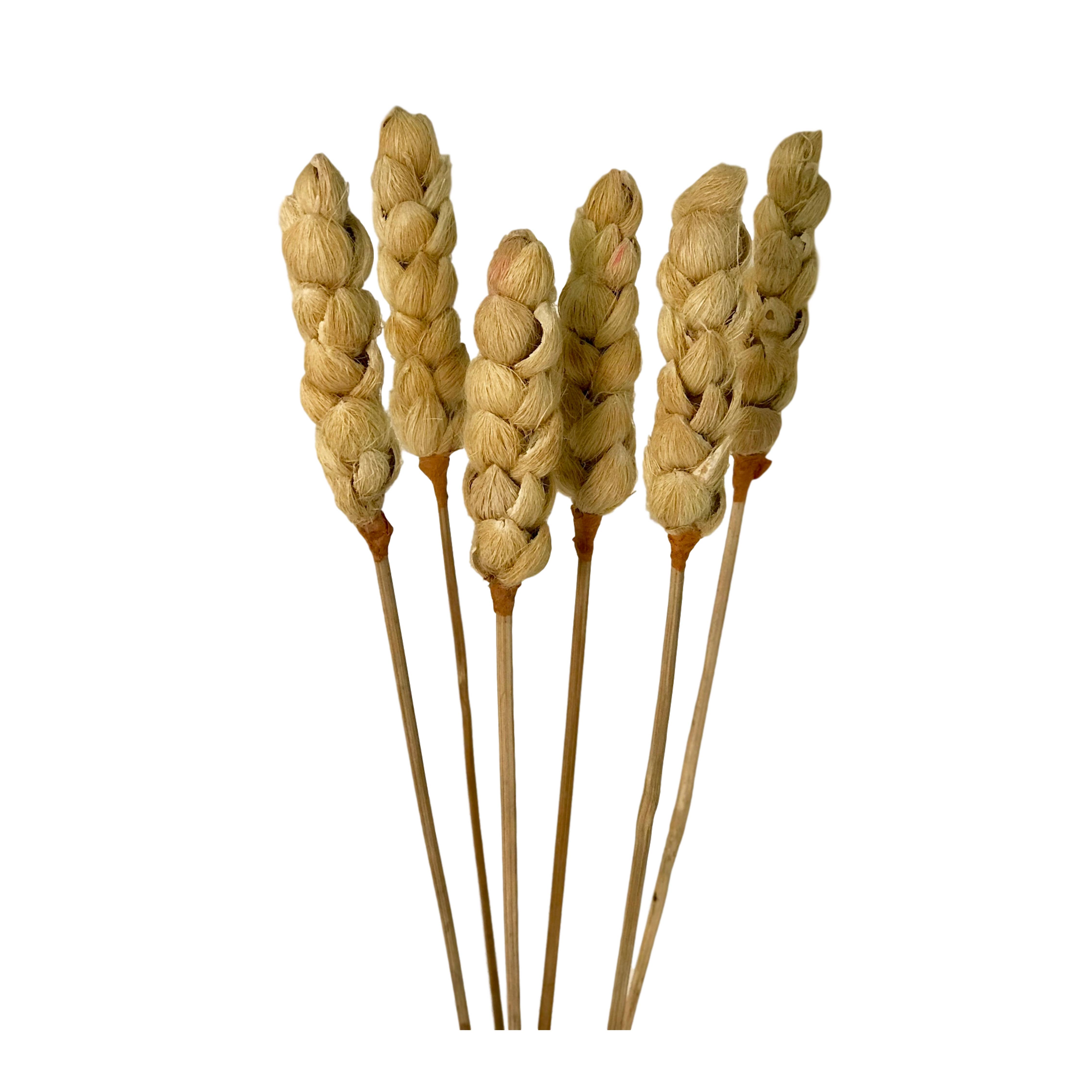 Fall 6 Stem Pineapple Torch Bouquet Made from Coconut Husks