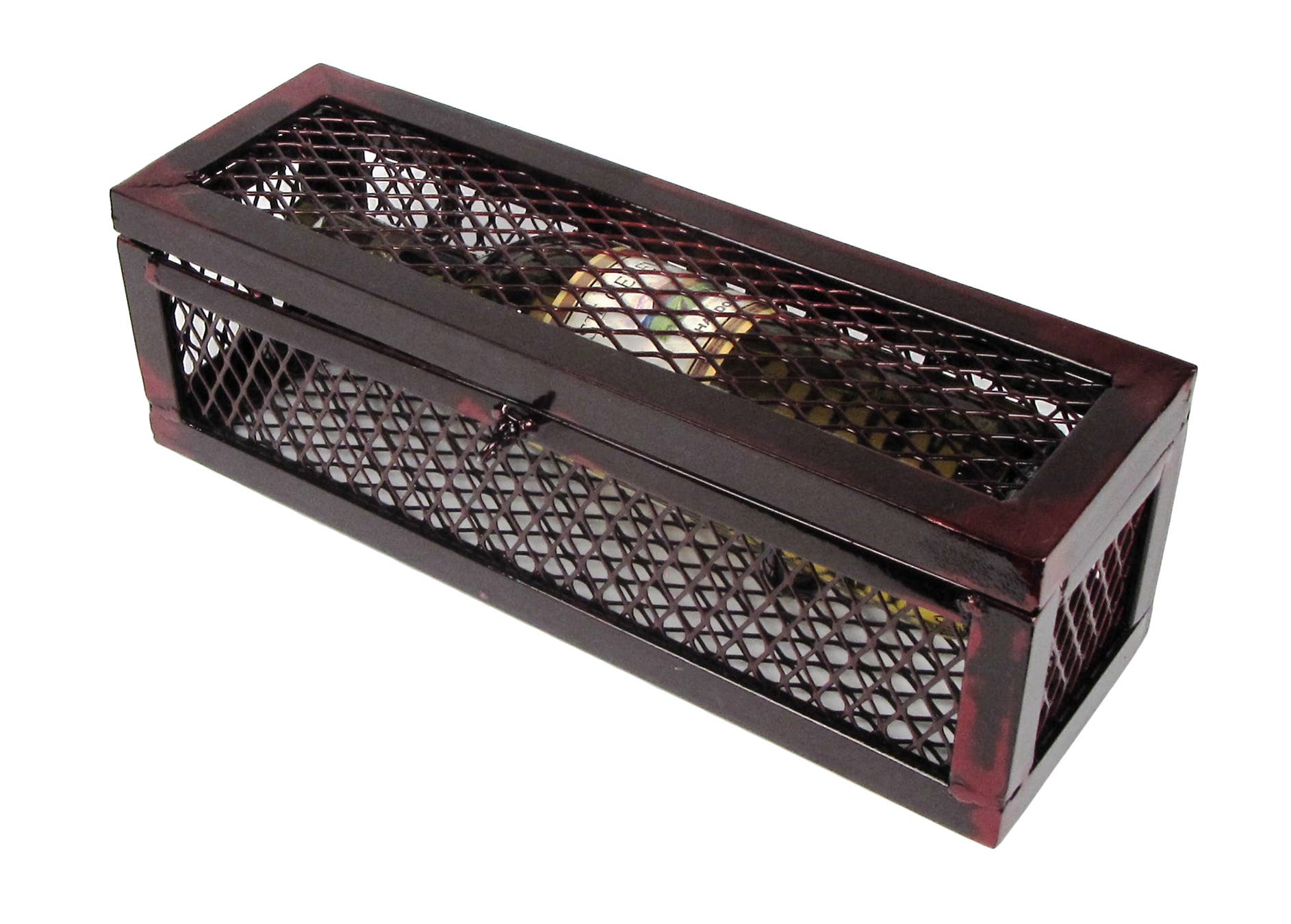 Mesh Single Bottle Wine Box Merlot