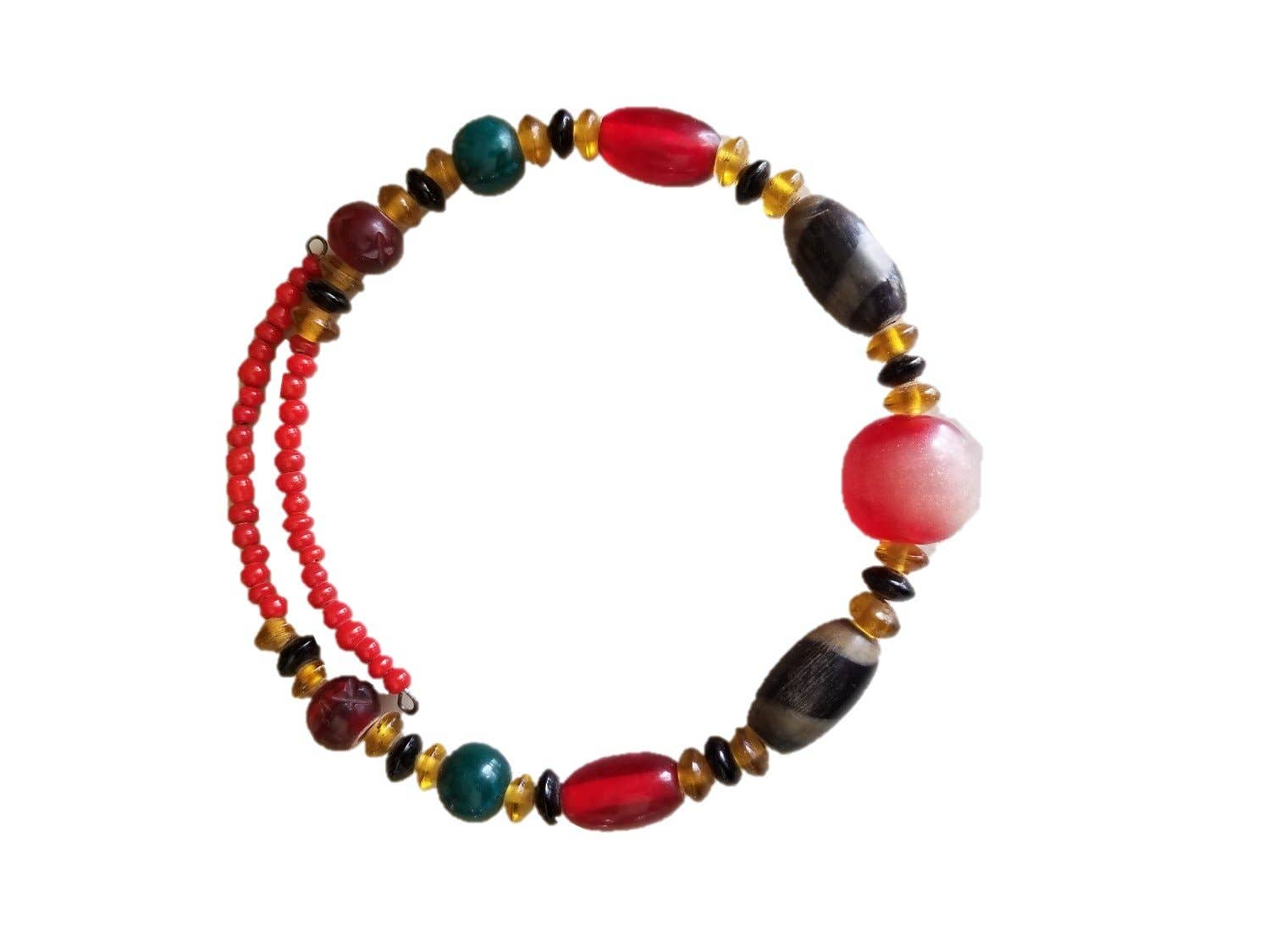 Easy to wear everyday handmade  beaded  choker necklace - Style 3