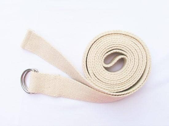 Yoga Strap - D Ring 10' - Natural