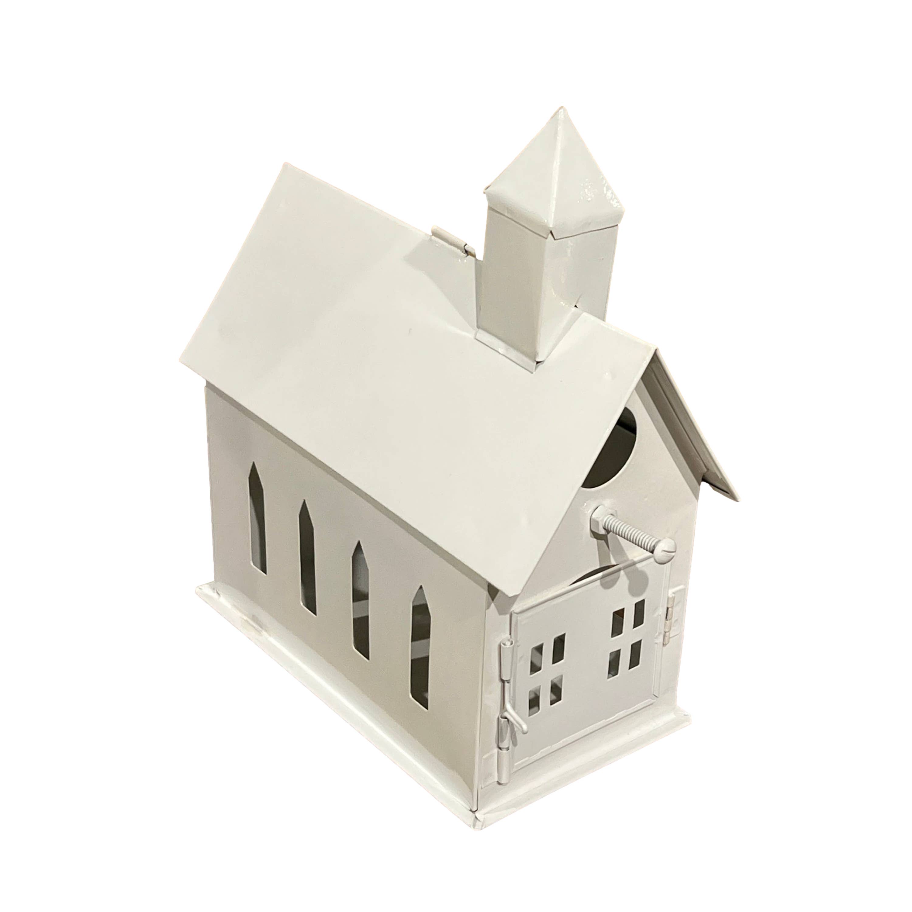 Cowtown Village Cowboy Church Birdhouse