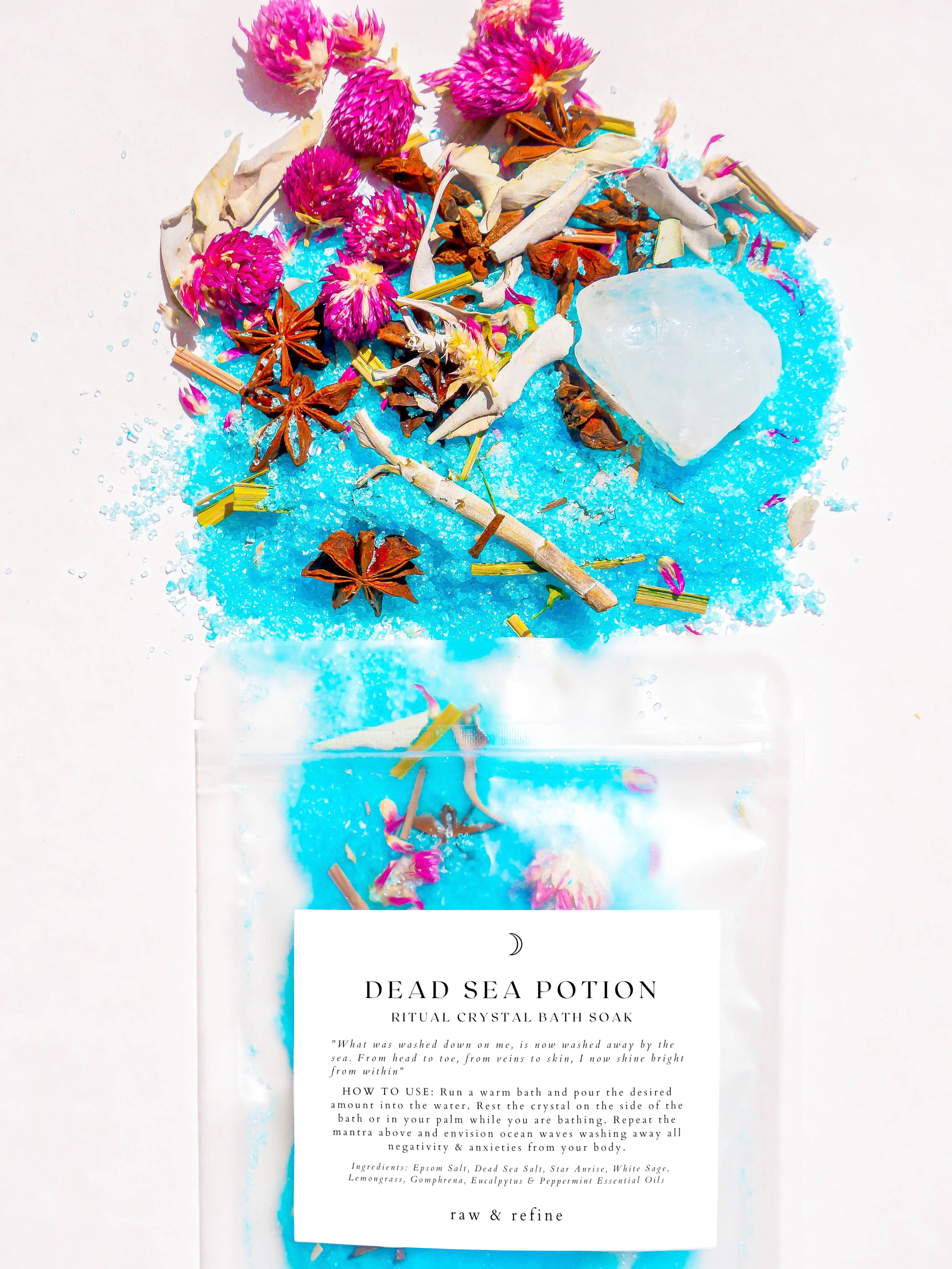 Dead Sea Potion | Crystal Bath Soak - Ritual Bath Salts