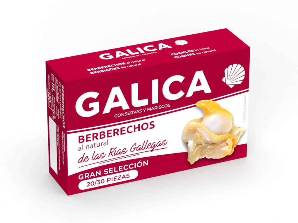 Natural cockles 20/30 pieces - 24 units