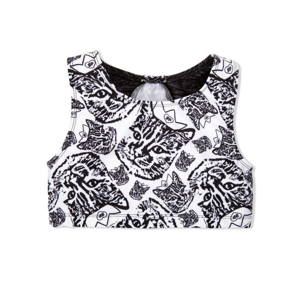 LEO THE CAT SPORTS BRA TOP