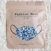Floral Fabric Mask in Navy