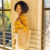 Knitted Scalloped Edge Tote