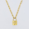 Locked In Shiny Heart Necklace