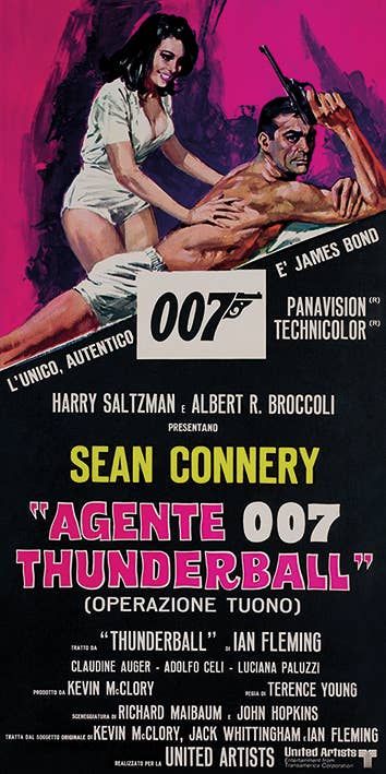 James Bond (Thunderball - Italian), 50 x 100cm