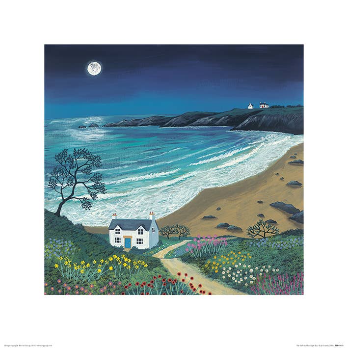 Jo Grundy (The Path to Moonlight Bay) - PPR45651, 40 x 40cm Landscapes