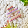 Isabella Square Hair Claw, Pink