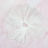Romantic Tule Hair Scrunch, White