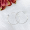 The Best Of Hoops Earrings, Matte Silver