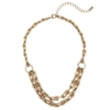 Taylor Unique Link Chain Necklace, Gold