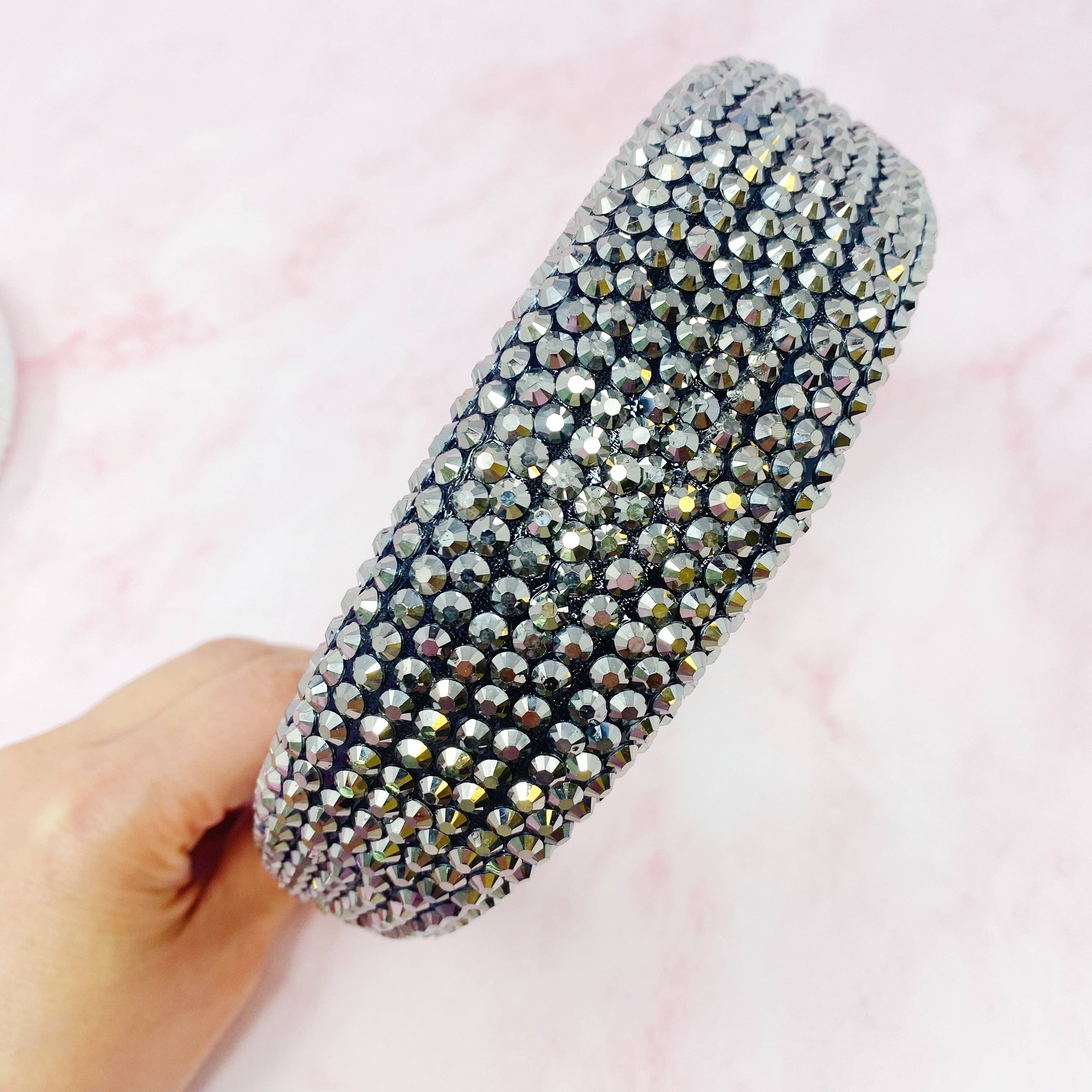 Millennium Shine Puffy Headband, Black