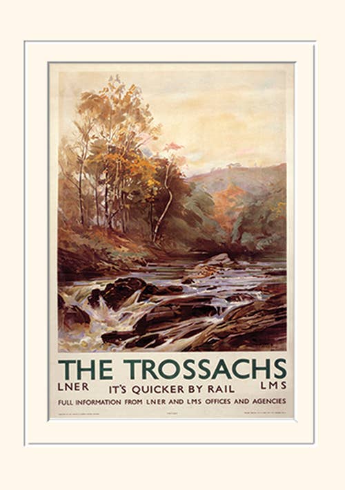 The Trossachs - LMP10182P, 30 x 40cm Memorabilia