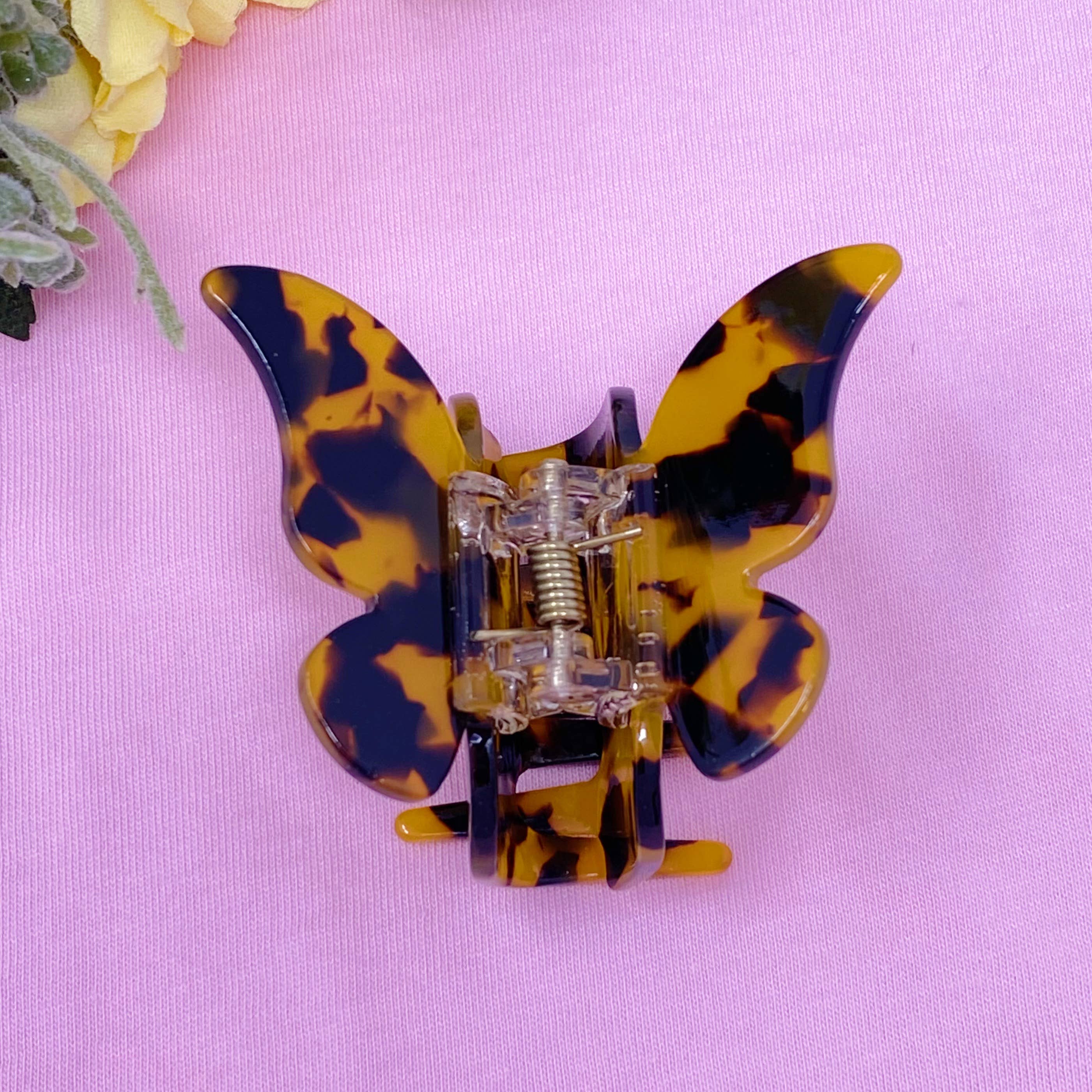 Butterfly Hair Claw, White