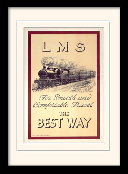 LMS  Memorabilia 30X40 Framed  + MOUNT, 30 x 40cm, Memorabilia