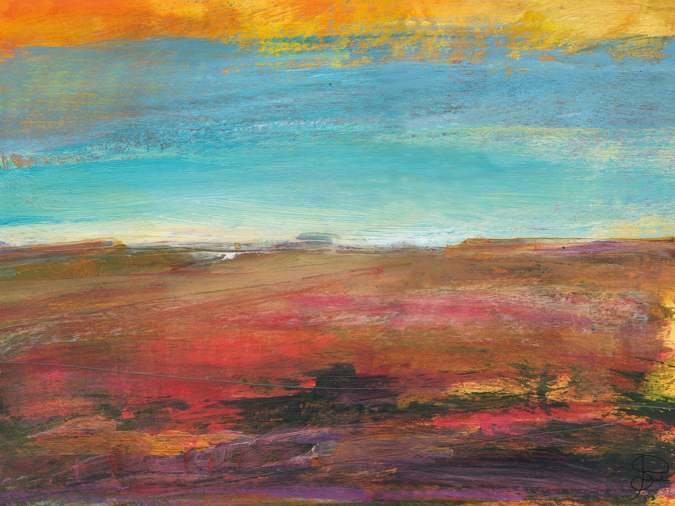 Joanna Srokol (Last Day of Summer) - WDC100888, 60 x 80cm Abstract