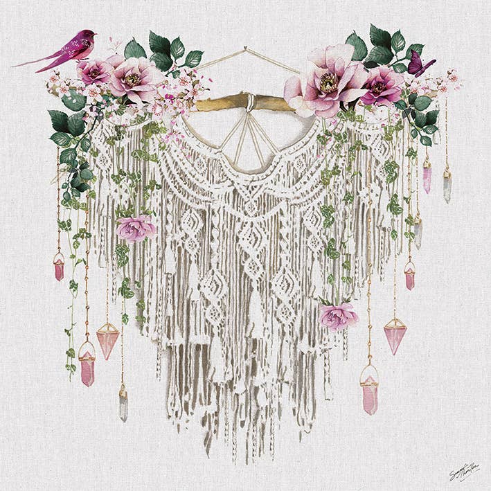 Summer Thornton (Macramé) - WDC101089, 40 x 40cm Canvas - Small