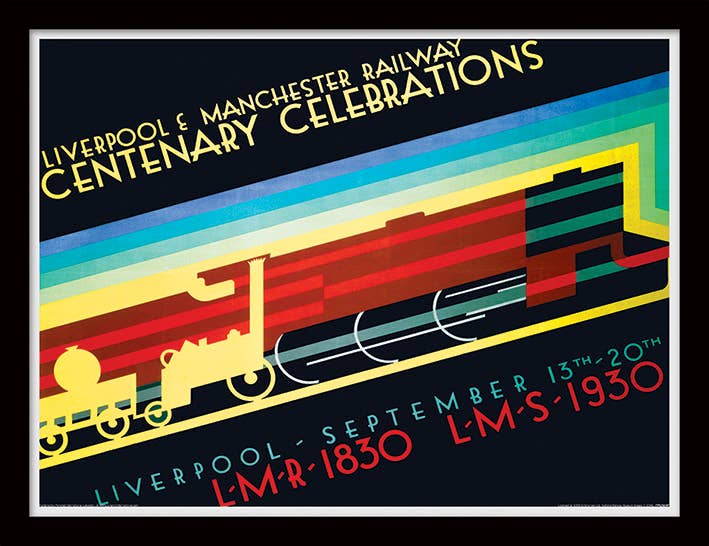 Liverpool & Manchester (Centenary Celebrations  - FP12569P, 30 x 40cm, Memorabilia