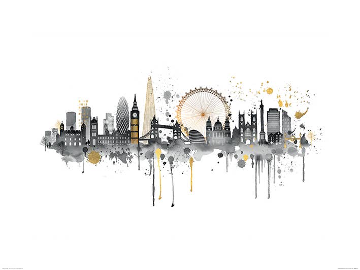 Summer Thornton (London Skyline) - PPR51375, 60 x 80cm Cityscapes