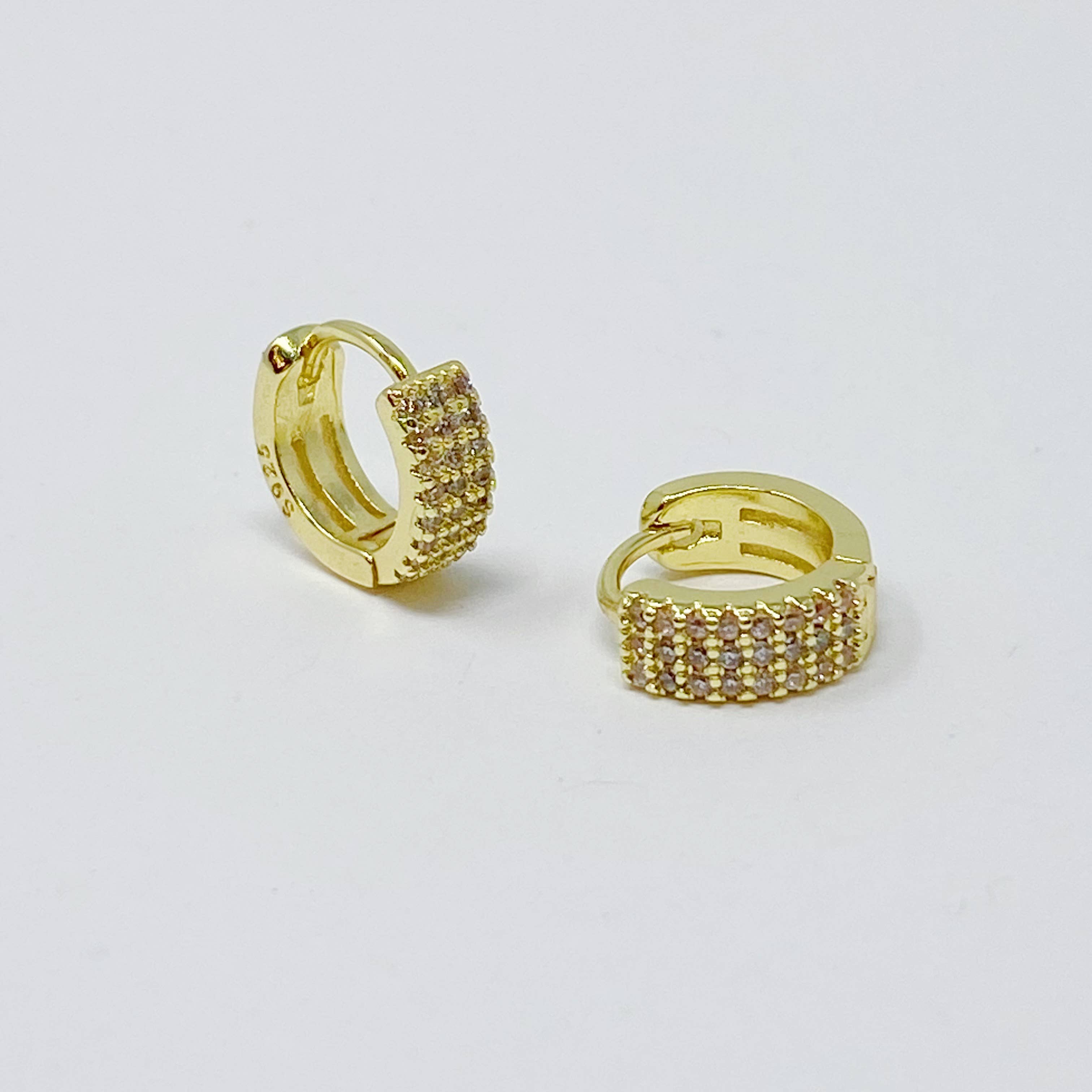 Shiny Mini Hoop Earrings