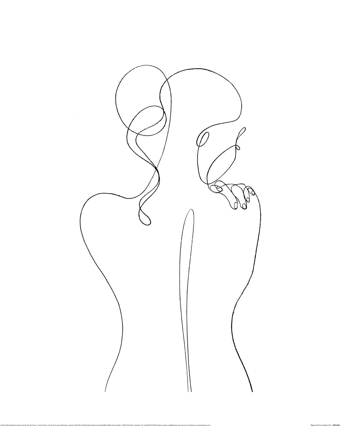 Louise Nisbet (Figure V) - PPR53108, 40 x 50cm, Figurative