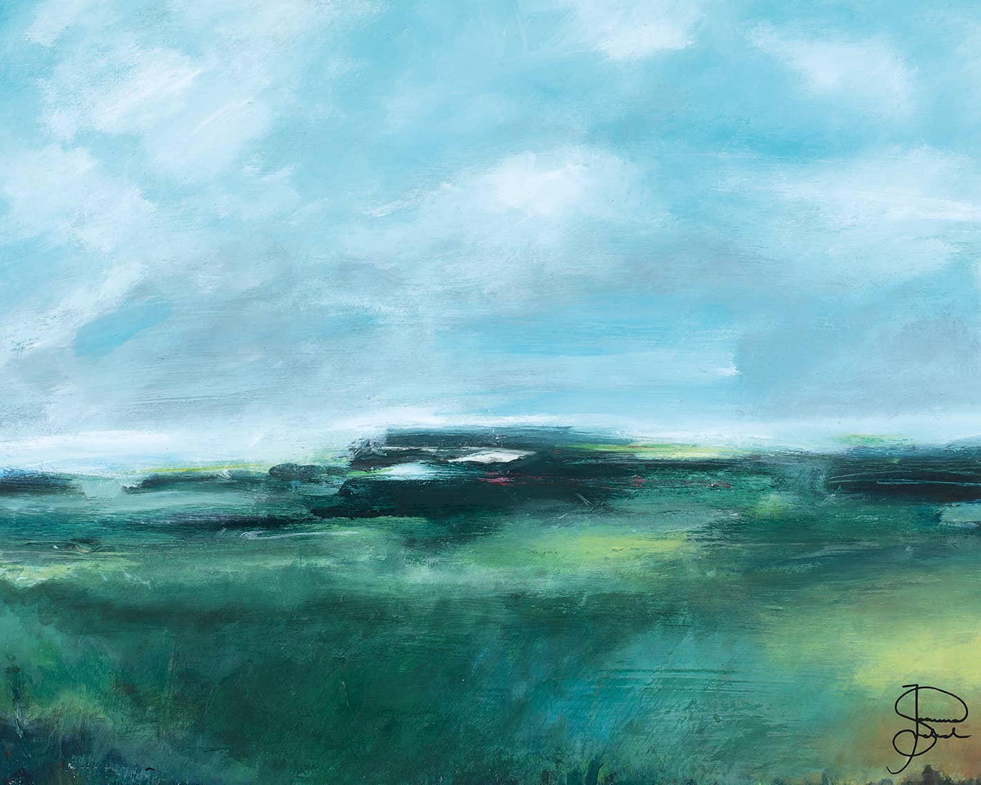 Joanna Srokol (Winter in Melrose) - WDC13152, 40 x 50cm Abstract